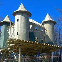 Château dans les branches