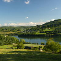 Vue des hameaux du perrier