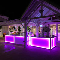 Cocktail sur terrasse extérieur du Pavillon