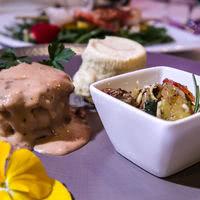 Médaillon de veau aux morilles