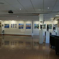 Salle en mode exposition