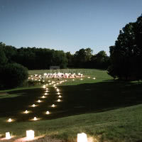 Le parc illuminé