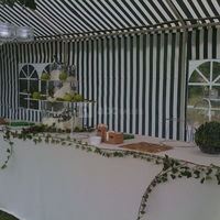 Buffet cocktail sur terrasse extérieure
