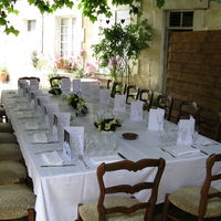 Banquet en cour intérieure