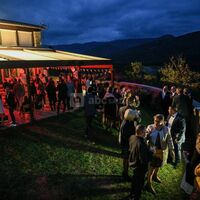 Pergola en soirée