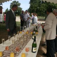 Vin d'honneur à l'extérieur