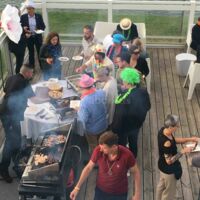 Buffet barbecue terrasse