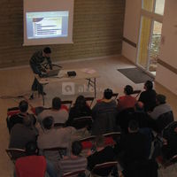 Salle lors d'une présentation professionnelle