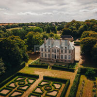 Château de Carneville - Vue aérienne