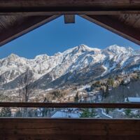 Vue sur la chaine du Mont-Blanc