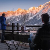 Terrasse d'un chalet
