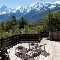 Terrasse d'un chalet