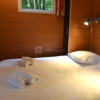Chambre lit double roulotte