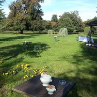 Vin d'honneur dans le parc