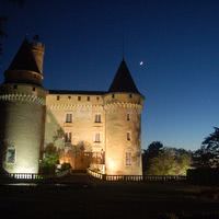 Château de mercuès, vue de nuit