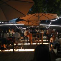 Terrasse de nuit