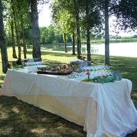 Vin d'honneur prêt du lac