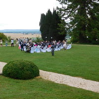 Cérémonie dans le parc