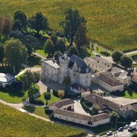 Vue aérienne du château