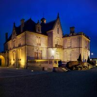 Splendeur du château la nuit