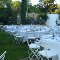 Repas dans le jardin