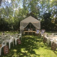 Cérémonie dans le parc