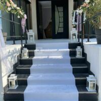 Entrée principale décorée