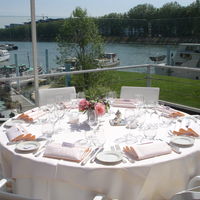 La terrasse avec vue sur la seine