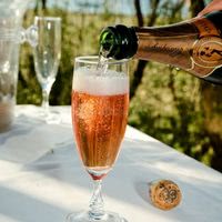 Une coupe de champagne