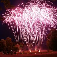 Le feu d'artifice au château