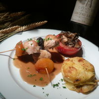 Brochette de filet de cailles
