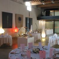 Dîner-exposition salle brun