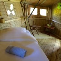 Intérieur de la cabane "Noz Vat"