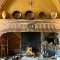 Cheminée de la grande cuisine