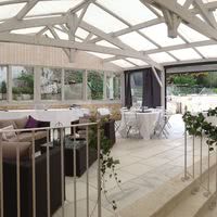 Terrasse couverte chateau de Maumont