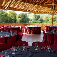 Repas séminaire en terrasse