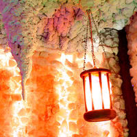 Détail de la grotte de sel