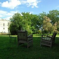 Espace détente dans le jardin