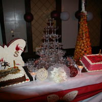 Pièce montée et gâteaux des mariés