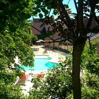 Vue sur la piscine