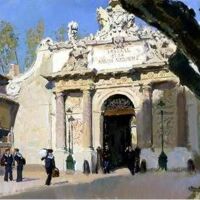 La porte de l' arsenal de toulon