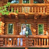 Photos sur la terrasse des chalets finlandais