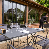 Terrasse vue sur le parc