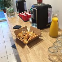 Accueil café à l'espace détente
