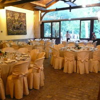 Repas dans les anciennes écuries