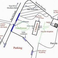 Plan du château et de ses abords
