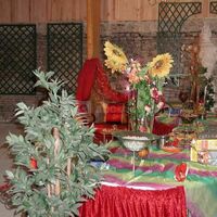 Réception avec décor marocain dans l'orangerie