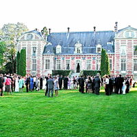 Aire de réception lors d'un mariage