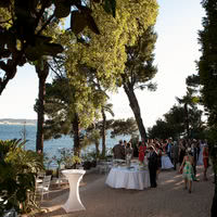 Cocktail dans les jardins