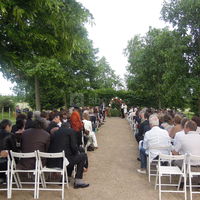 Cérémonie dans le parc